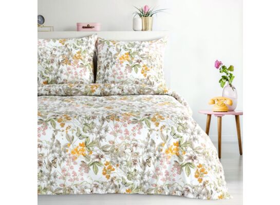 Komplet pościeli bawełnianej Paula 140 x 200 cm + 70 x 80 cm wielokolorowy