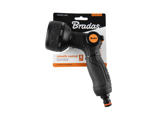 Pistolet 8-funkcyjny SMOOTH CONTROL BLACK LINE BRADAS
