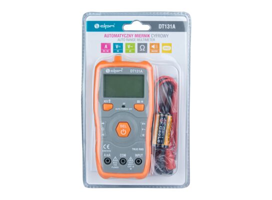 Miernik uniwersalny automatyczny z autozakresem i NCV DT131A