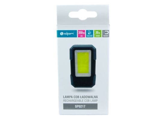 Lampa warsztatowa COB ładowalna 350 lm