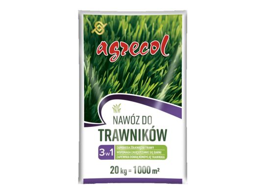 Nawóz do trawników 3w1 20 kg Agrecol