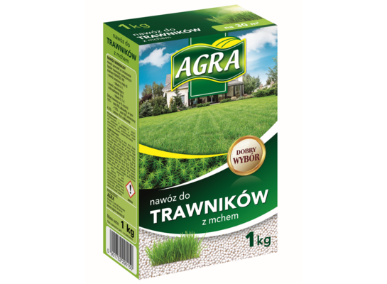 Granulat do trawników z mchem 1 kg AGRA