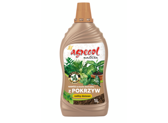 Nawóz na bazie ekstraktu z pokrzyw do roślin domowych 1 l Agrecol