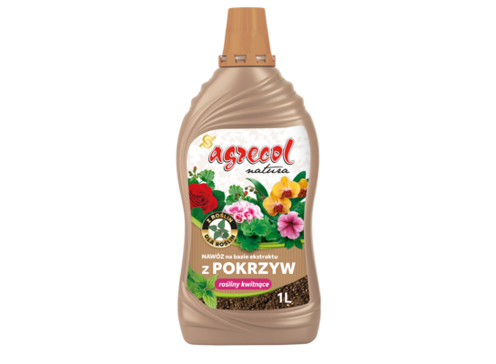 Nawóz na bazie ekstraktu z pokrzyw do roślin kwitnących 1 l Agrecol