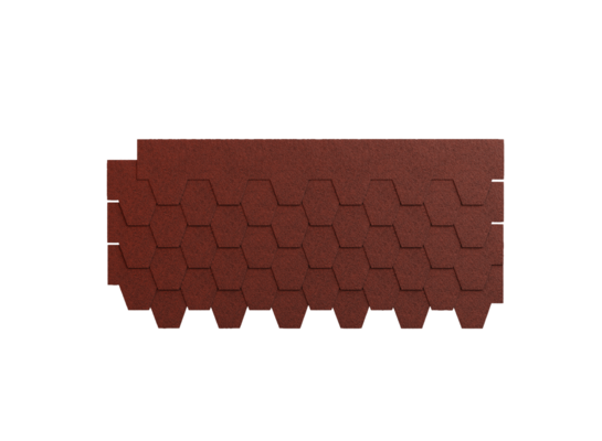 Gonty Bitumiczne ETA Trapez 800 czerwony 3 m² NEXLER