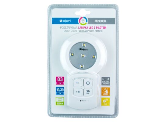 Lampka podszafkowa LED z pilotem 10 / 30 lm
