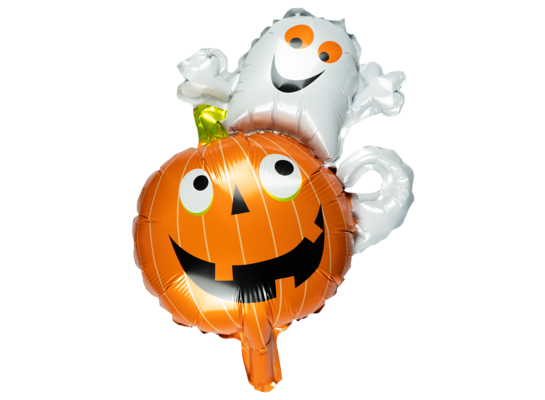Balon foliowy dynia i duszek 27 cm