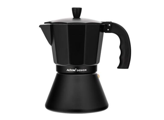 Kawiarka aluminiowa 300 ml na 6 filiżanek czarny