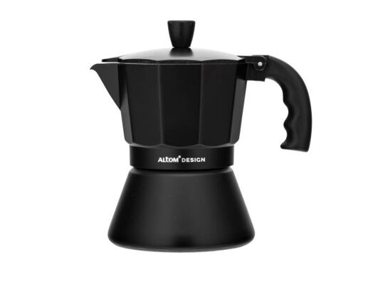 Kawiarka aluminiowa 150 ml na 3 filiżanki czarny