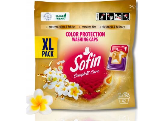 Kapsułki do prania Complete Care & Color Protection 42 sztuki SOFIN
