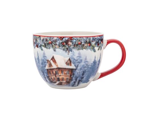 Filiżanka Jumbo Holly Night 10,3 x 7,8 cm wielokolorowy