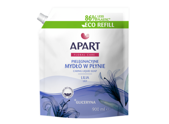 Mydło w płynie Lilia refill APART Floral Care 900 ml