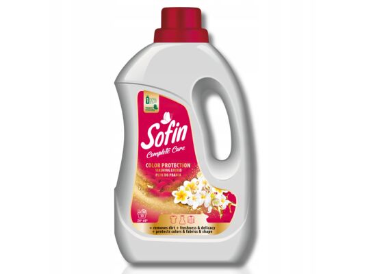 Płyn do prania tkanin kolorowych Complete Care & Color Protection 2,5 l SOFIN