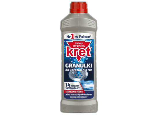Granulki do udrażniania rur 560 g KRET