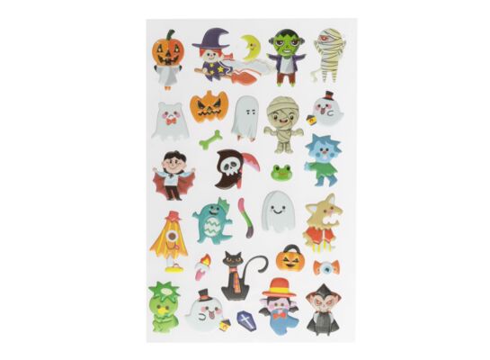 Zestaw naklejek piankowych Halloween mix