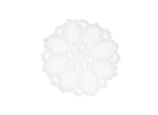 Serwetka 36 cm biała