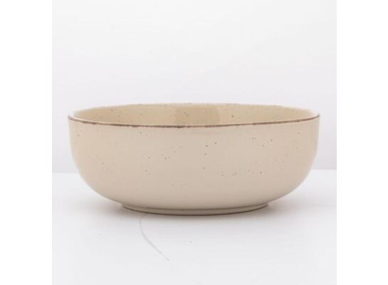 Miska porcelanowa Reactive Ivory 16 cm 700 ml nakrapiana beżowy