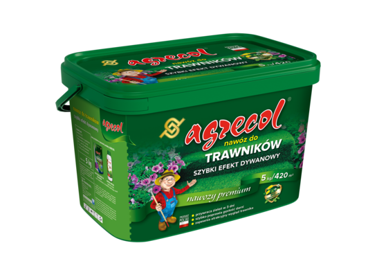 Nawóz szybki efekt do trawników 5 kg Agrecol