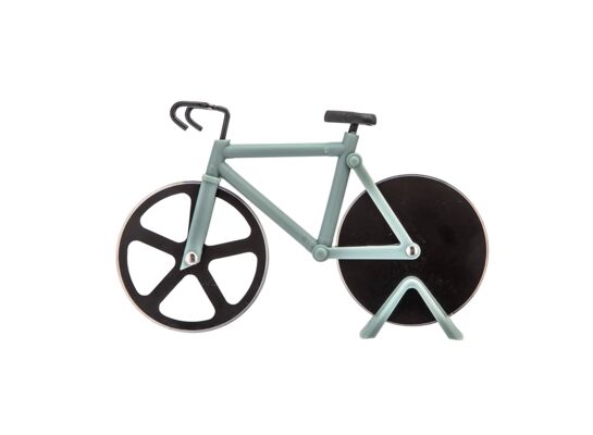 Krajacz do pizzy rower 18 x 3,5 x 12 cm szałwiowy