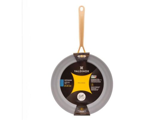 Patelnia Giovanni 28,5 cm Valdinox granatowo-szary