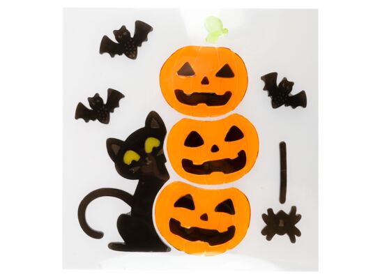 Dekoracja żelowa naklejka Halloween