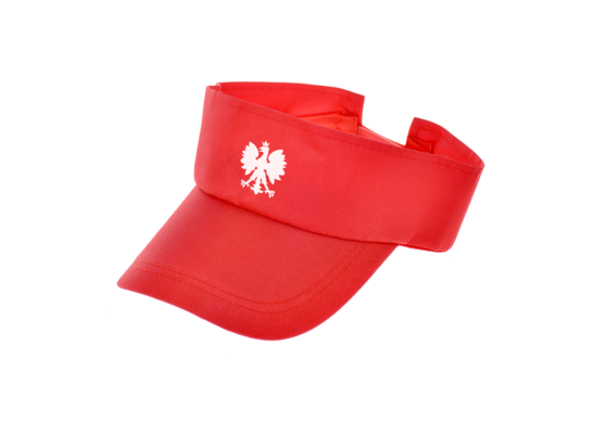 Opaska z daszkiem "Biało-Czerwoni" 18 x 16 cm