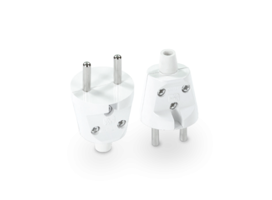 Wtyczka prosta 2P WT-20 Plastrol