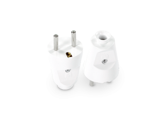 Wtyczka prosta z uziemieniem 2P + Z WT-30 Plastrol