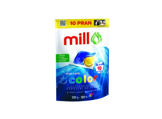 Kapsułki do prania color 10 sztuk MILL professional