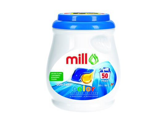 Kapsułki do prania color 50 sztuk MILL professional