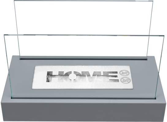 Biokominek Home szary