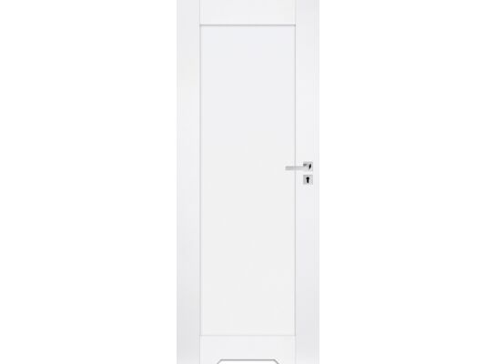 Drzwi wewnętrzne podcięcie elegance biały slim12 80L lewe