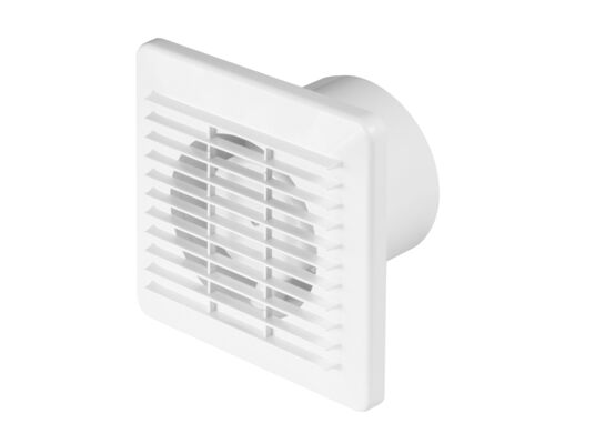Wentylator łazienkowy WB100T biały, 0,6 kg, Ø100, opóźnienie wyłączenia AWENTA