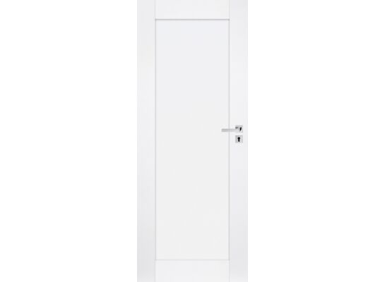 Drzwi wewnętrzne pełne elegance biały slim12 90L lewe