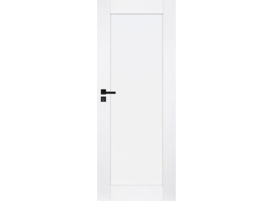 Drzwi wewnętrzne pełne elegance biały slim12 90P prawe