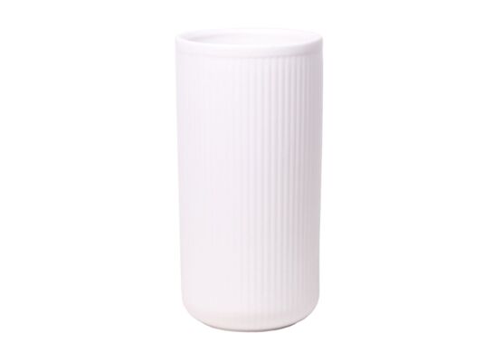 Wazon Tubo ceramiczny 11,5 x 11,5 x 26,5 cm biały