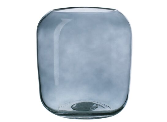 Wazon szklany 17 x 15 x 20 cm granatowy