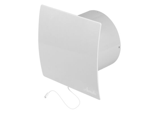 Wentylator łazienkowy WEB100W biały, 0,61 kg, Ø100, włącznik pociągany AWENTA