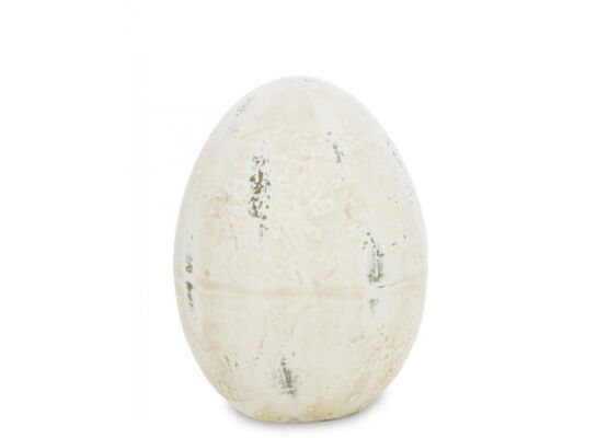 Jajko ozdobne 18,5 x 13,5 x 13,5 cm beżowy