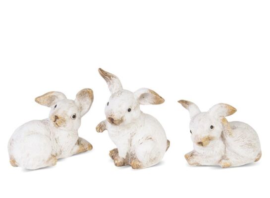 Figurka ozdobna zając 5 x 7 cm mix