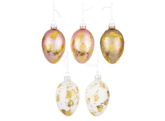 Bombka jajko 5 sztuk mix