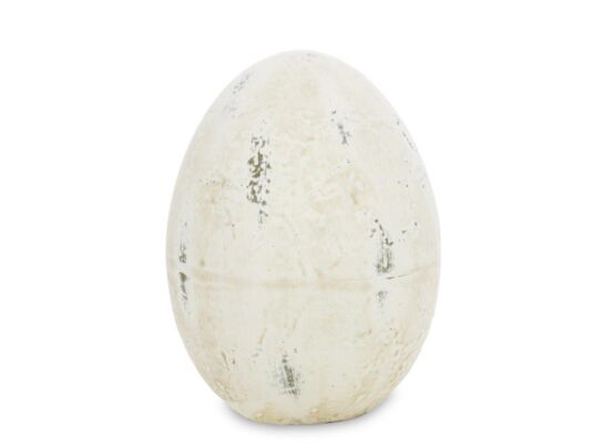 Jajko ozdobne 23 x 17 x 17 cm beżowy