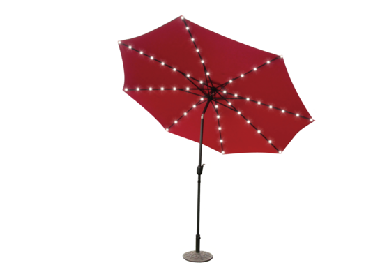 Lampki solarne pod parasol ogrodowy 72 sztuki