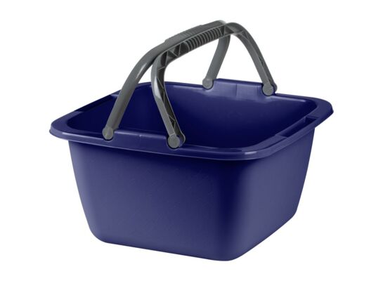 Miska z rączkami 39 x 39 x 22 cm niebieski