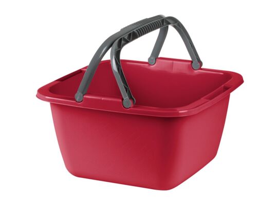 Miska z rączkami 39 x 39 x 22 cm malinowy