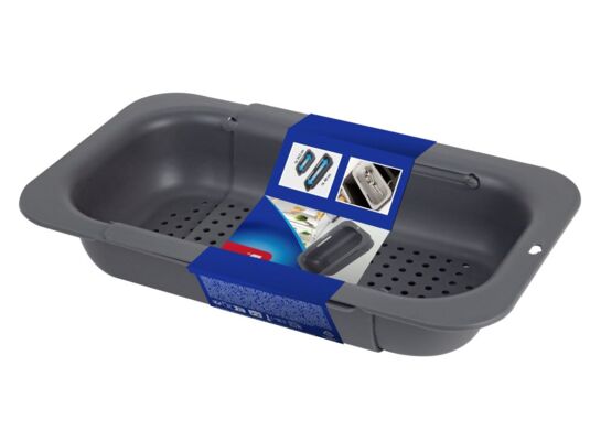 Durszlak rozsuwany szary