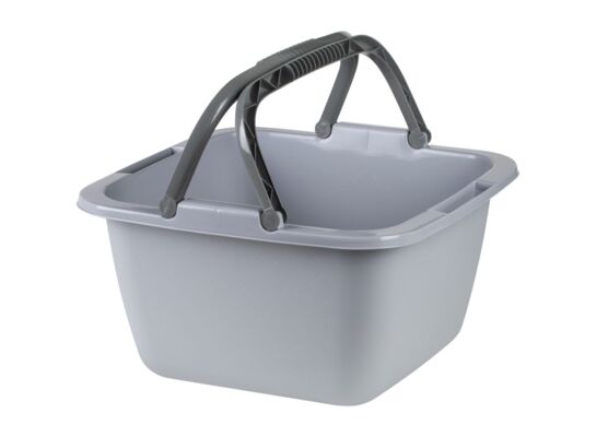Miska z rączkami 39 x 39 x 22 cm szary