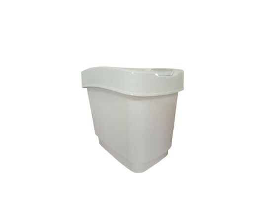 Kosz uchylny Domino 15 l biały