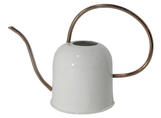 Konewka 30 x 16,5 x 23 cm biało-złoty