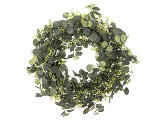 Wianek ozdobny 45 cm zielony